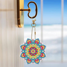 Load image into Gallery viewer, 5D Diamond Painting Keychain Mandala 8 Pieces