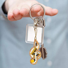 Load image into Gallery viewer, 5D Diamond Painting Keychain Melody 5 Pieces