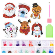 Load image into Gallery viewer, 5D Diamond Painting Sticker Set 3 Christmas for Kids