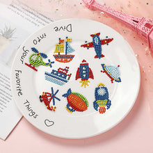 Load image into Gallery viewer, 5D Diamond Painting Sticker Set Airplanes for Kids