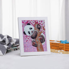 Load image into Gallery viewer, 5D Diamond Painting Panda for Kids with Picture Frame