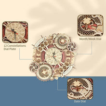 Load image into Gallery viewer, 3D Puzzle - Zodiac Wall Clock
