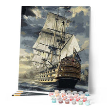 Load image into Gallery viewer, paint by numbers | Ocean Galleon | intermediate ships and boats | FiguredArt