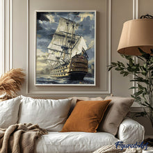 Load image into Gallery viewer, paint by numbers | Ocean Galleon | intermediate ships and boats | FiguredArt
