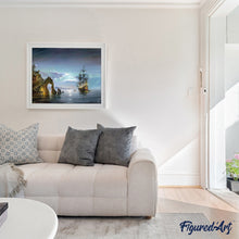 Load image into Gallery viewer, paint by numbers | Sailboat during Moonlight | advanced ships and boats | FiguredArt