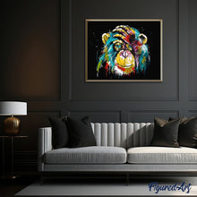 Load image into Gallery viewer, paint by numbers | Baboon Pop Art | animals intermediate Pop Art | FiguredArt
