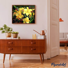 Load image into Gallery viewer, paint by numbers | Yellow Clivia | easy flowers | FiguredArt