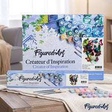 Load image into Gallery viewer, paint by numbers | Colorful Butterflies and Skull | animals butterflies easy | FiguredArt