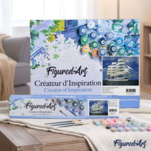 Load image into Gallery viewer, paint by numbers | White Sailboat | easy ships and boats | FiguredArt