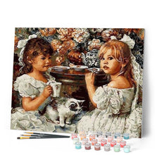 Load image into Gallery viewer, paint by numbers | Anna and Sally | advanced animals portrait romance | FiguredArt