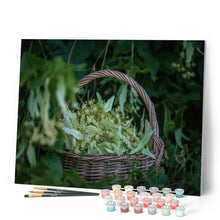 Load image into Gallery viewer, paint by numbers | Basket of Flowers | flowers intermediate | FiguredArt