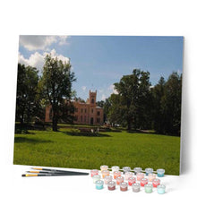 Load image into Gallery viewer, paint by numbers | Green Garden | advanced cities | FiguredArt