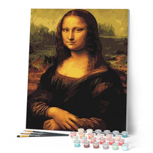 Load image into Gallery viewer, paint by numbers | Da Vinci Mona Lisa La Joconde | famous paintings intermediate | FiguredArt