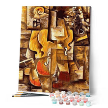 Load image into Gallery viewer, paint by numbers | Picasso Violin and Grapes | famous paintings intermediate music | FiguredArt