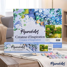 Load image into Gallery viewer, paint by numbers | Peaceful Swans | advanced birds landscapes swans | FiguredArt