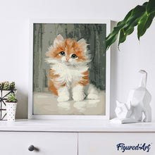 Load image into Gallery viewer, paint by numbers | Cute Little Cat | animals cats easy | FiguredArt