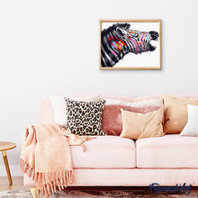 Load image into Gallery viewer, paint by numbers | Zebra with Colors | animals easy zebras | FiguredArt