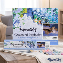Load image into Gallery viewer, paint by numbers | Wolves Hunting | animals intermediate wolves | FiguredArt