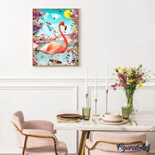Load image into Gallery viewer, Pink Flamingos and Butterflies