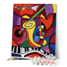 Load image into Gallery viewer, paint by numbers | Jazz Band | abstract easy | FiguredArt