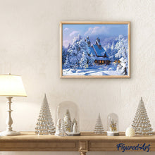Load image into Gallery viewer, paint by numbers | Winter view | intermediate landscapes | FiguredArt