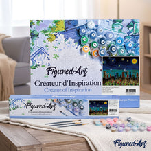 Load image into Gallery viewer, paint by numbers | Starry Night with Animals | animals easy ships and boats | FiguredArt