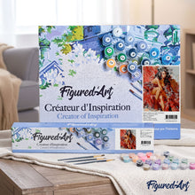 Load image into Gallery viewer, paint by numbers | Red Fashion | intermediate nude romance | FiguredArt