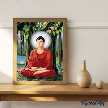 Load image into Gallery viewer, paint by numbers | Buddha Meditation | intermediate religion | FiguredArt