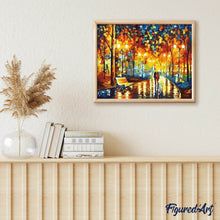 Load image into Gallery viewer, paint by numbers | Rain at the Park | advanced cities famous paintings | FiguredArt