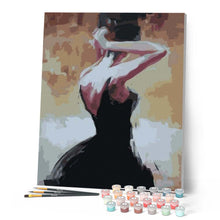 Load image into Gallery viewer, paint by numbers | Holding her Hair | easy portrait | FiguredArt