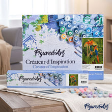 Load image into Gallery viewer, paint by numbers | Parrots in the Jungle | animals birds easy parrots | FiguredArt