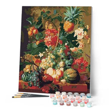 Load image into Gallery viewer, paint by numbers | Fruits on the Table | flowers intermediate | FiguredArt