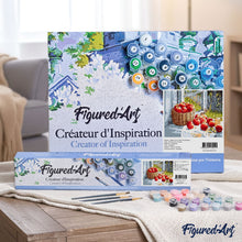 Load image into Gallery viewer, paint by numbers | Basket of Red Apples | intermediate kitchen | FiguredArt
