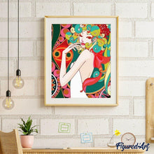 Load image into Gallery viewer, paint by numbers | Asian Pop Art | easy portrait world | FiguredArt