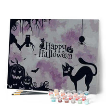 Load image into Gallery viewer, paint by numbers | Halloween and Bats | easy halloween | FiguredArt
