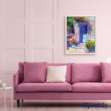 Load image into Gallery viewer, paint by numbers | In front of flowers | flowers intermediate | FiguredArt
