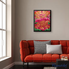 Load image into Gallery viewer, paint by numbers | Pink flamingos | animals birds flamingos intermediate | FiguredArt