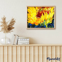 Load image into Gallery viewer, paint by numbers | Yellow Sunflowers | easy flowers | FiguredArt