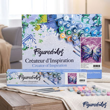 Load image into Gallery viewer, paint by numbers | Abstract splendor | animals butterflies intermediate | FiguredArt