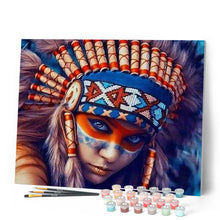 Load image into Gallery viewer, paint by numbers | Indian Look | advanced world | FiguredArt