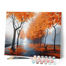 Load image into Gallery viewer, paint by numbers | Autumn Fog | advanced landscapes | FiguredArt