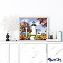 Load image into Gallery viewer, paint by numbers | Lighthouse | advanced landscapes | FiguredArt