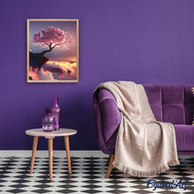 Load image into Gallery viewer, paint by numbers | Pink Tree | advanced landscapes | FiguredArt