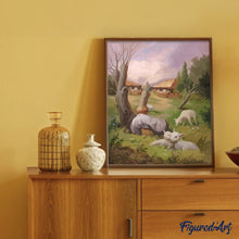 Load image into Gallery viewer, paint by numbers | Mr. Goats Beard | animals bears easy famous paintings landscapes | FiguredArt