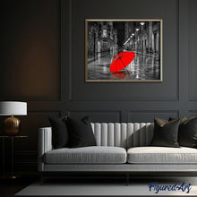 Load image into Gallery viewer, paint by numbers | Red Umbrella | advanced cities | FiguredArt