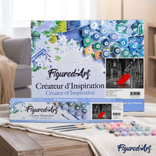 Load image into Gallery viewer, paint by numbers | Red Umbrella | advanced cities | FiguredArt