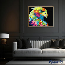 Load image into Gallery viewer, paint by numbers | Pop Art eagle | animals beginners birds eagles easy | FiguredArt