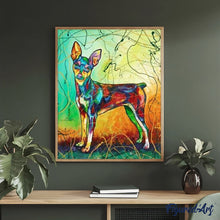 Load image into Gallery viewer, paint by numbers | Dog in Multicolors | advanced animals dogs Pop Art | FiguredArt