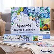 Load image into Gallery viewer, paint by numbers | Dog in Multicolors | advanced animals dogs Pop Art | FiguredArt