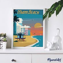 Load image into Gallery viewer, Travel Poster Miami Beach